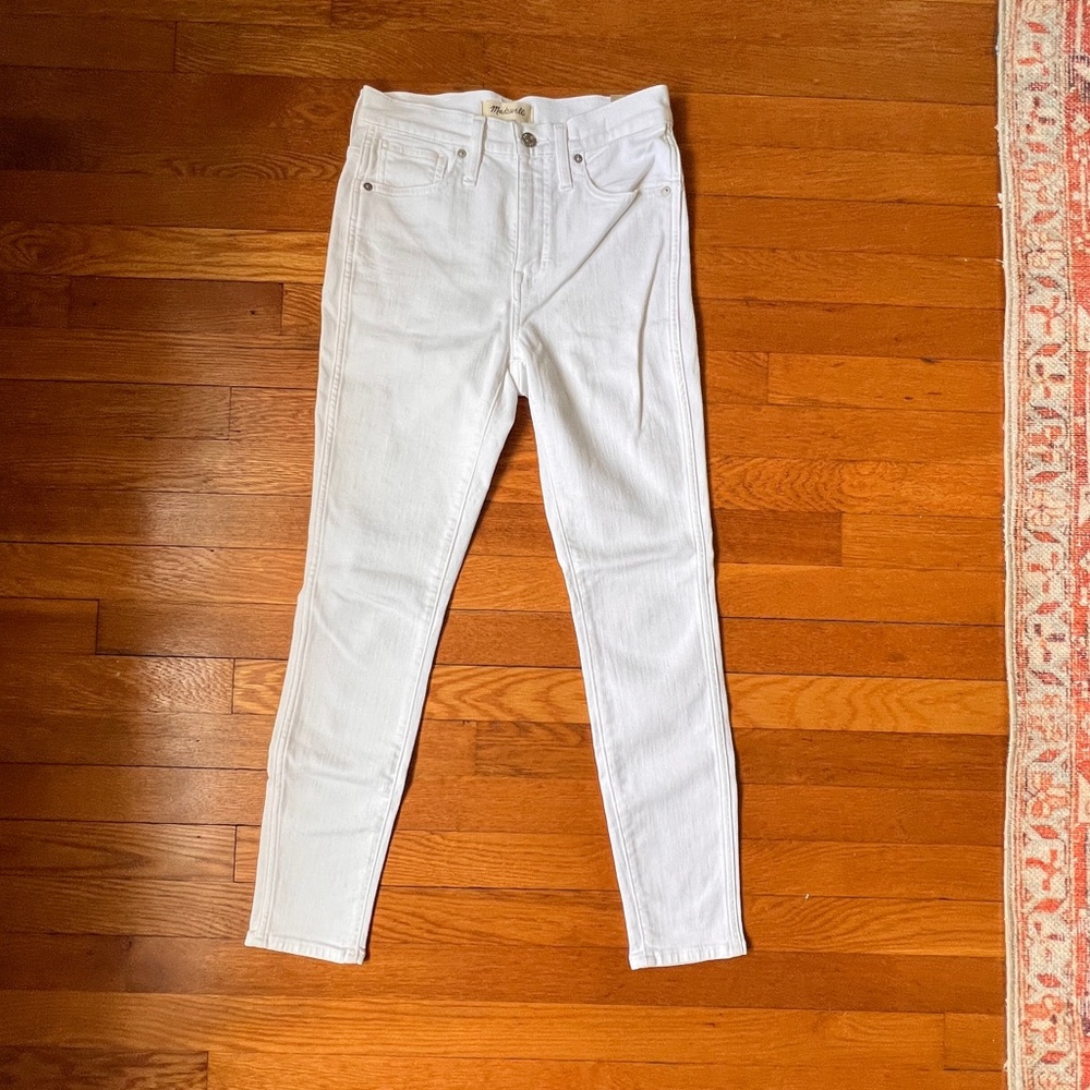Madewell Women’s High-rise White Jeans